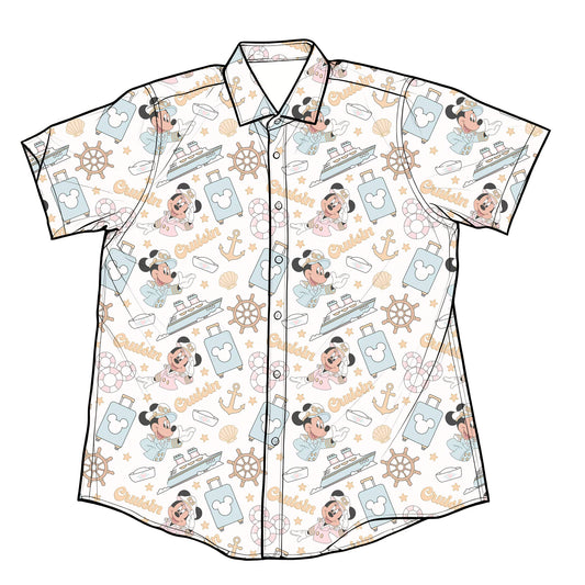 “Seas the Magic” 
Performance Button Down Dri-Fit shirt  (Pre-Order)