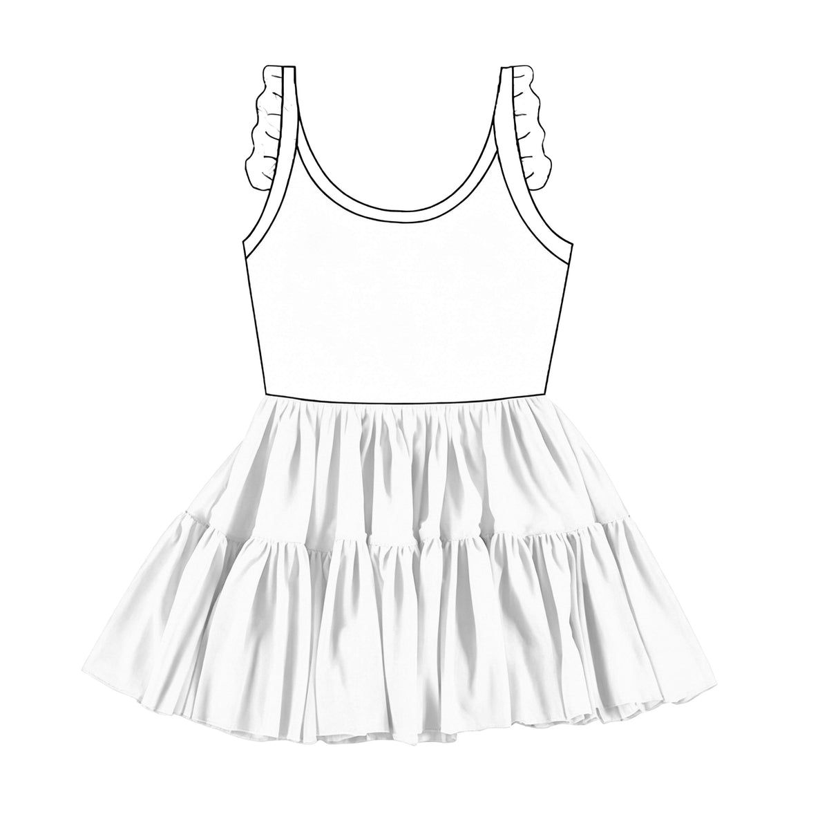 “Solid Silver” Tulle Twirlie  (pre-order) * This is going to look more like a shiny white  silver - not as bright as this picture shows.*