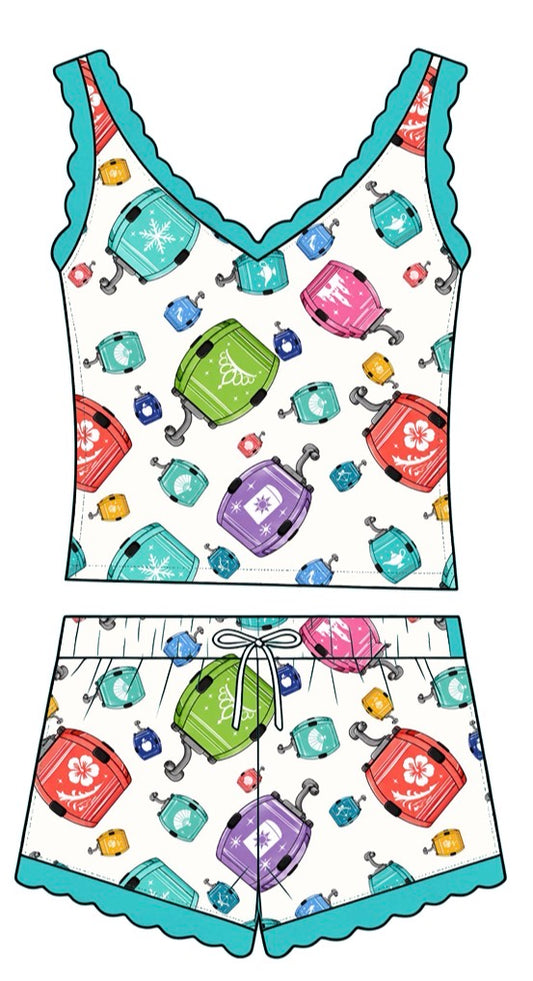 “Princess Skyline Dreams" 
- 2 Pc Tank Sleepie Set (Pre-Order)