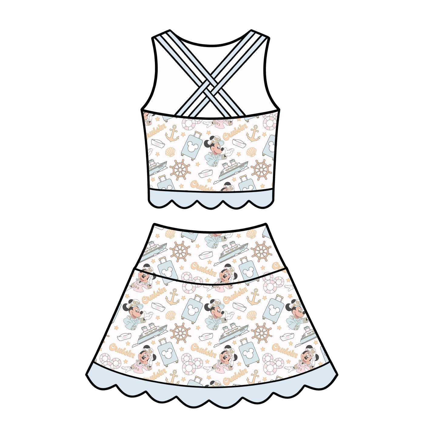 “Seas The Magic” 
Tutu Set (Pre-Order)