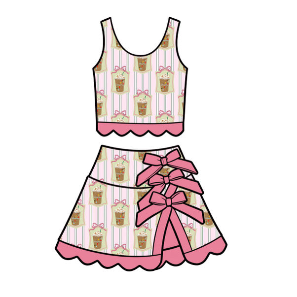 “Bowtiful Brew” Tutu Set (Pre-Order)