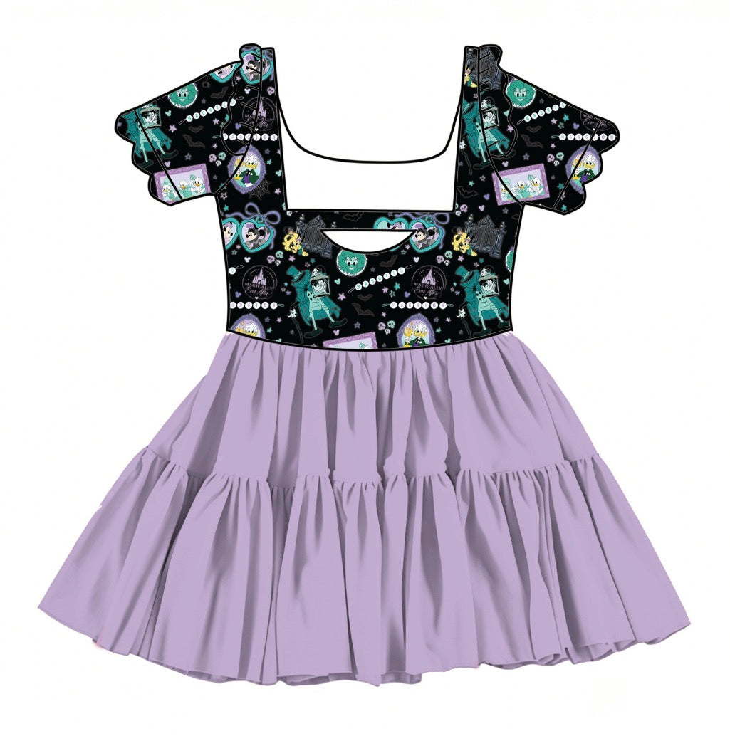 Foolish Mortals Twirlie With Scalloped Short Sleeves (Pre-Order)
