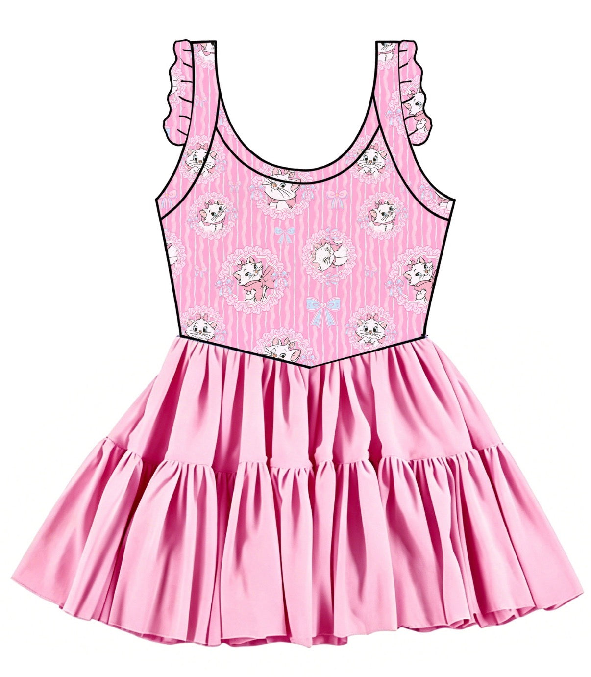 I’m a Lady!  Tulle Ruffle Twirlie (Pre-Order)