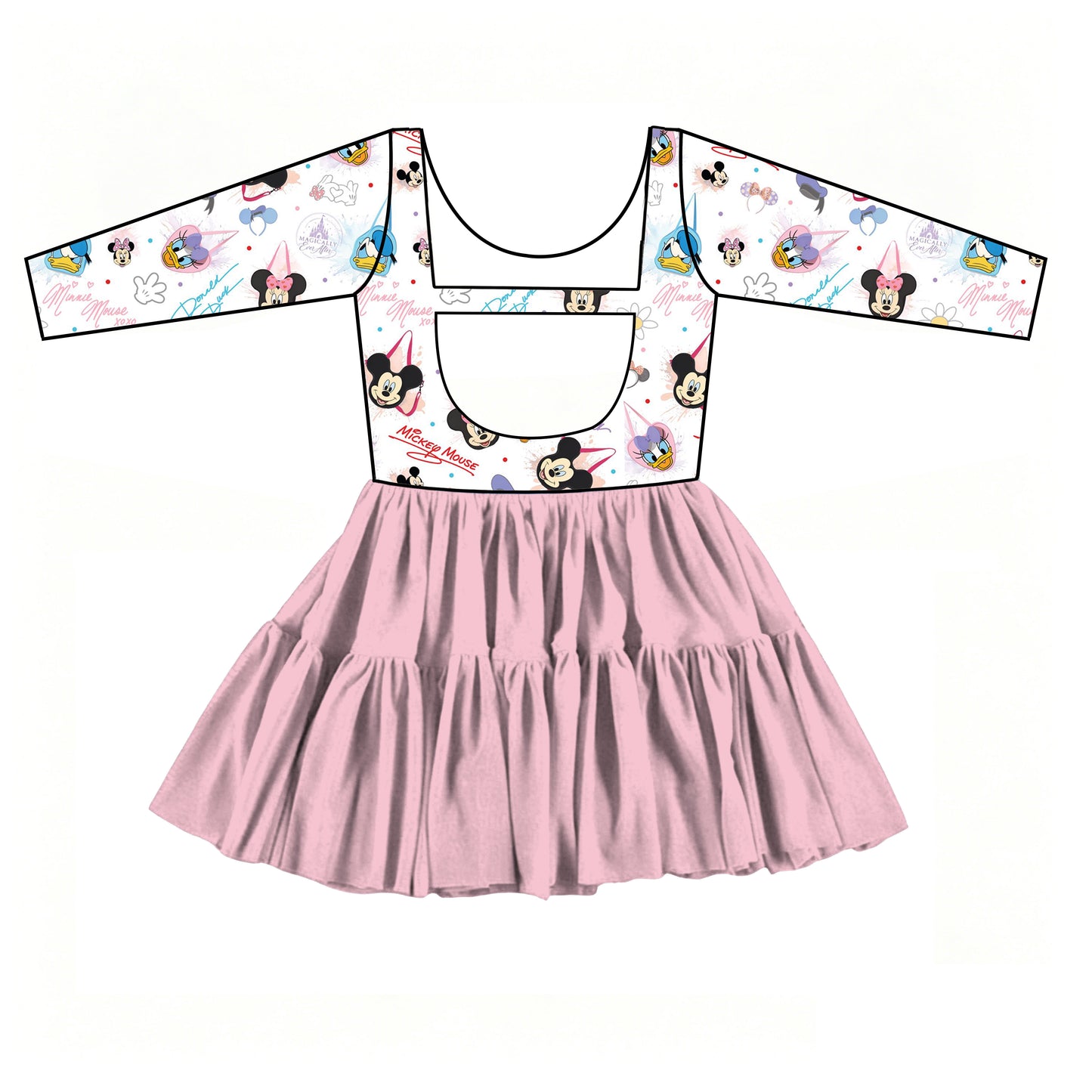 “Sensational  Sig’s” 
Long Sleeves Tulle Twirlie (Pre-Order)