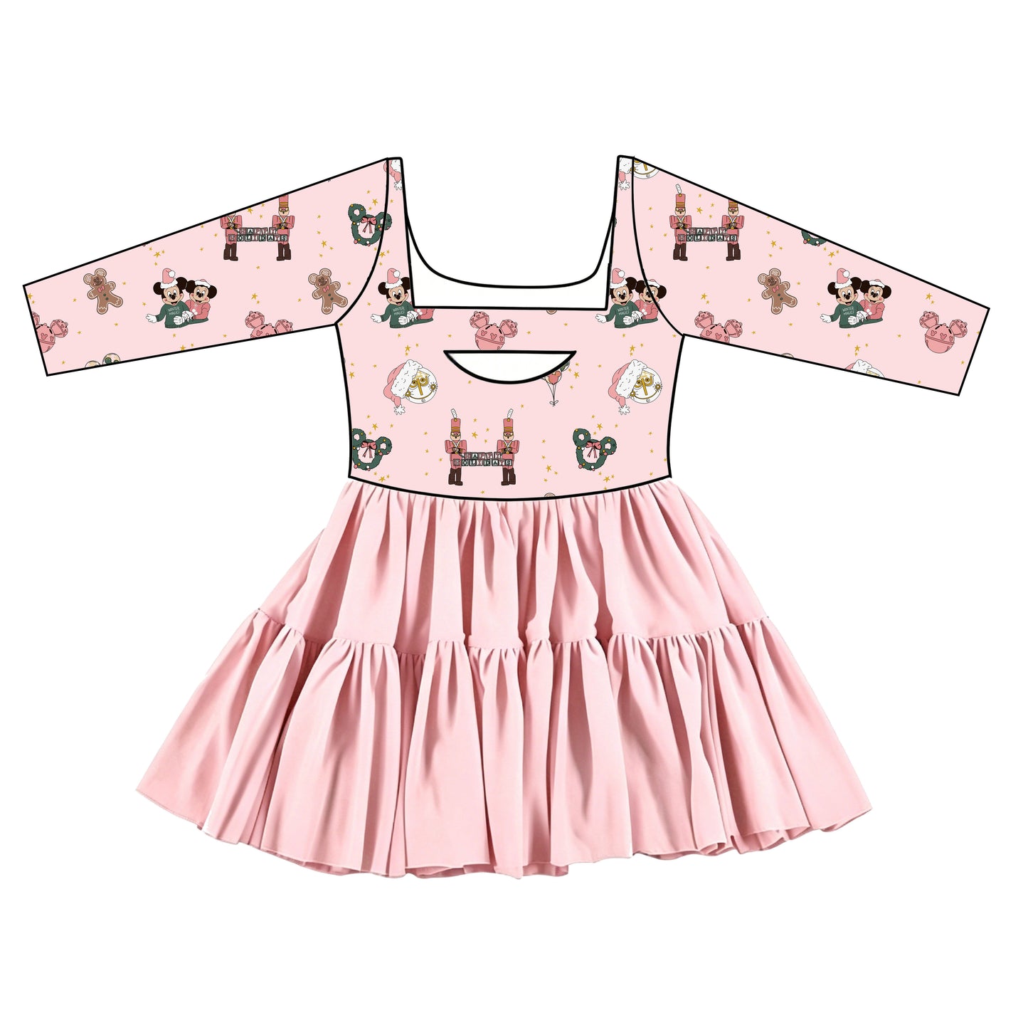 Sugarplum Magic Tulle Twirlie With Long Sleeves (Pre-Order)