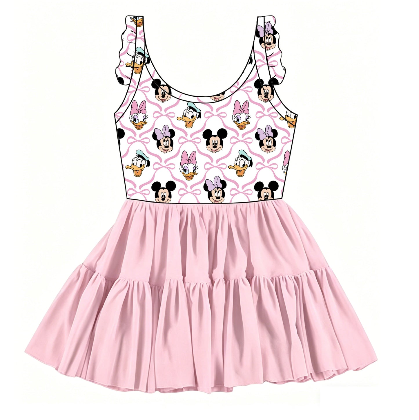 Fab Four Twirlie Dress  (Pre-Order)
