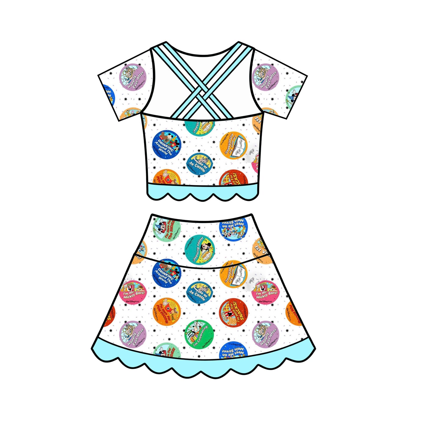“Making Memories” Short SleeveTutu Set (Pre-Order)