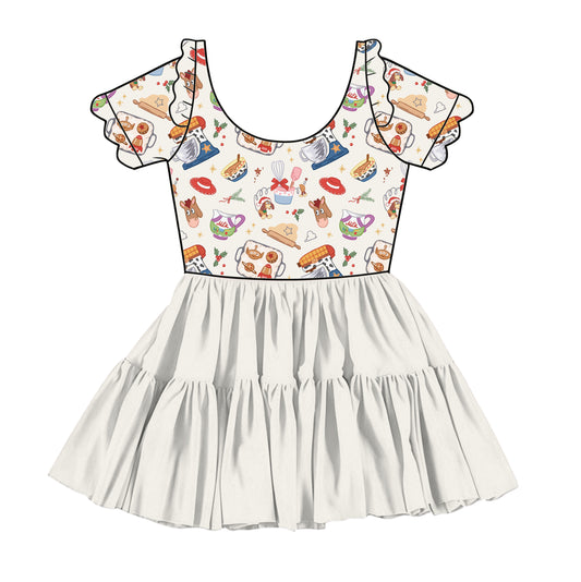 “Around The World and Beyond”  Short Sleeve Tulle Twirlie (Pre-Order)