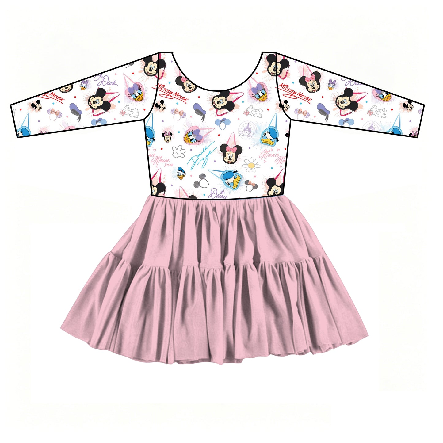 “Sensational  Sig’s” 
Long Sleeves Tulle Twirlie (Pre-Order)