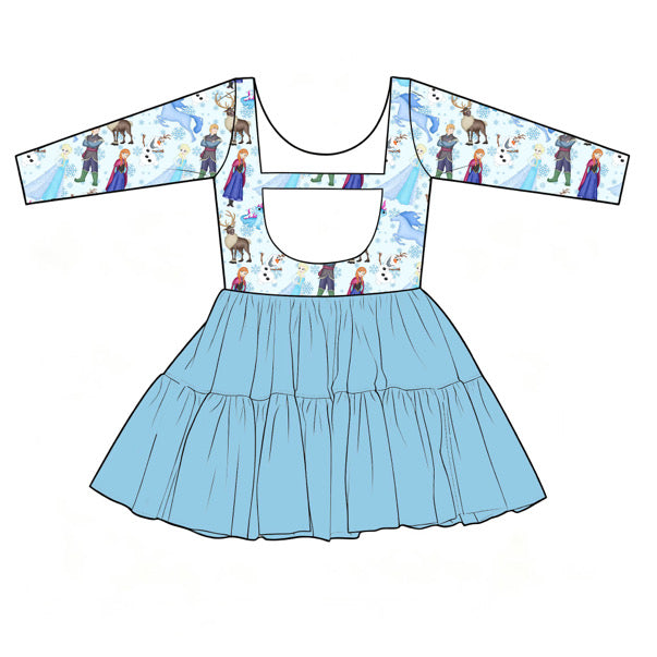 “Arendelle Adventures”
Long Sleeve Tulle Twirlie  (Pre-Order)