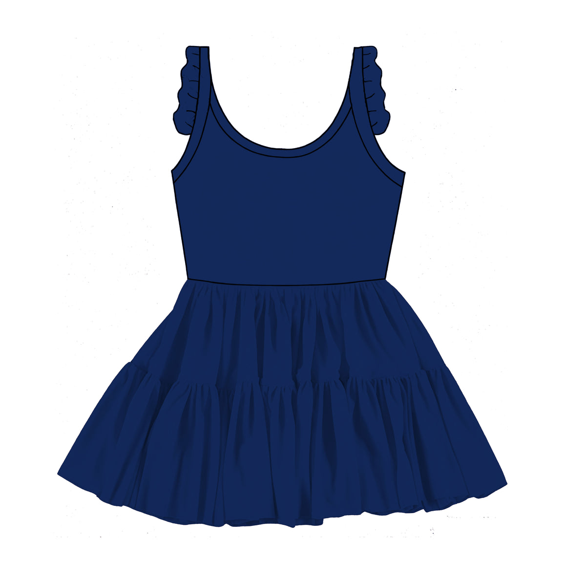 “Solid Navy” Tulle Twirlie  (pre-order)