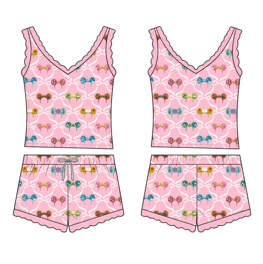 “Royal Gathering”   
2 Pc Tank Sleepie Set (Pre-Order)