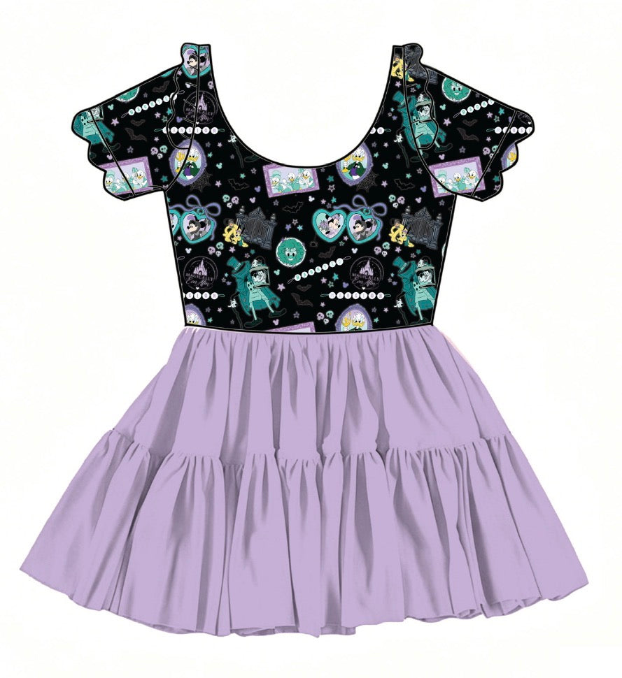 Foolish Mortals Twirlie With Scalloped Short Sleeves (Pre-Order)