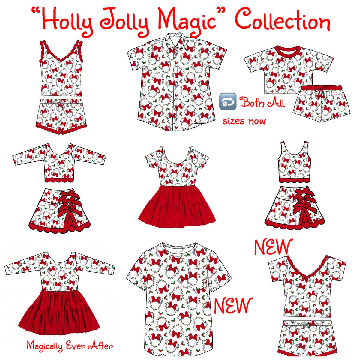 “Holly Jolly Magic”       Custom Fanny Bag * RTS