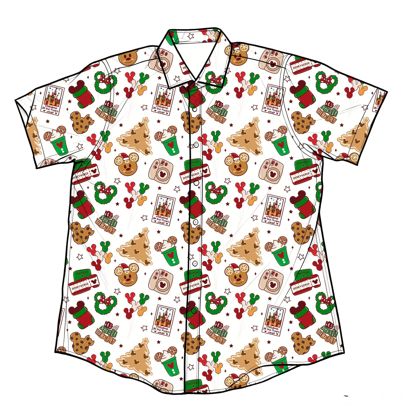 “Cookies and Cocoa”
Performance Button Down Dri-Fit shirt  (Pre-Order)