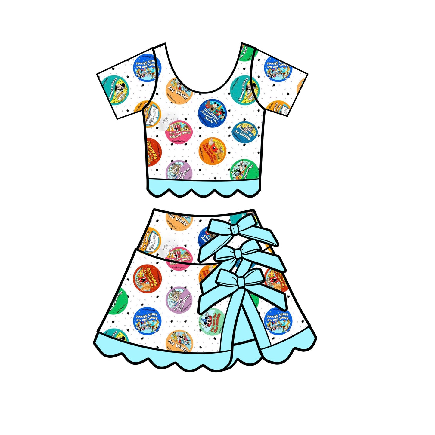 “Making Memories” Short SleeveTutu Set (Pre-Order)