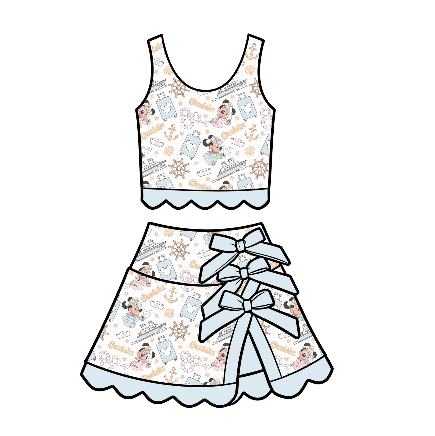 “Seas The Magic” 
Tutu Set (Pre-Order)