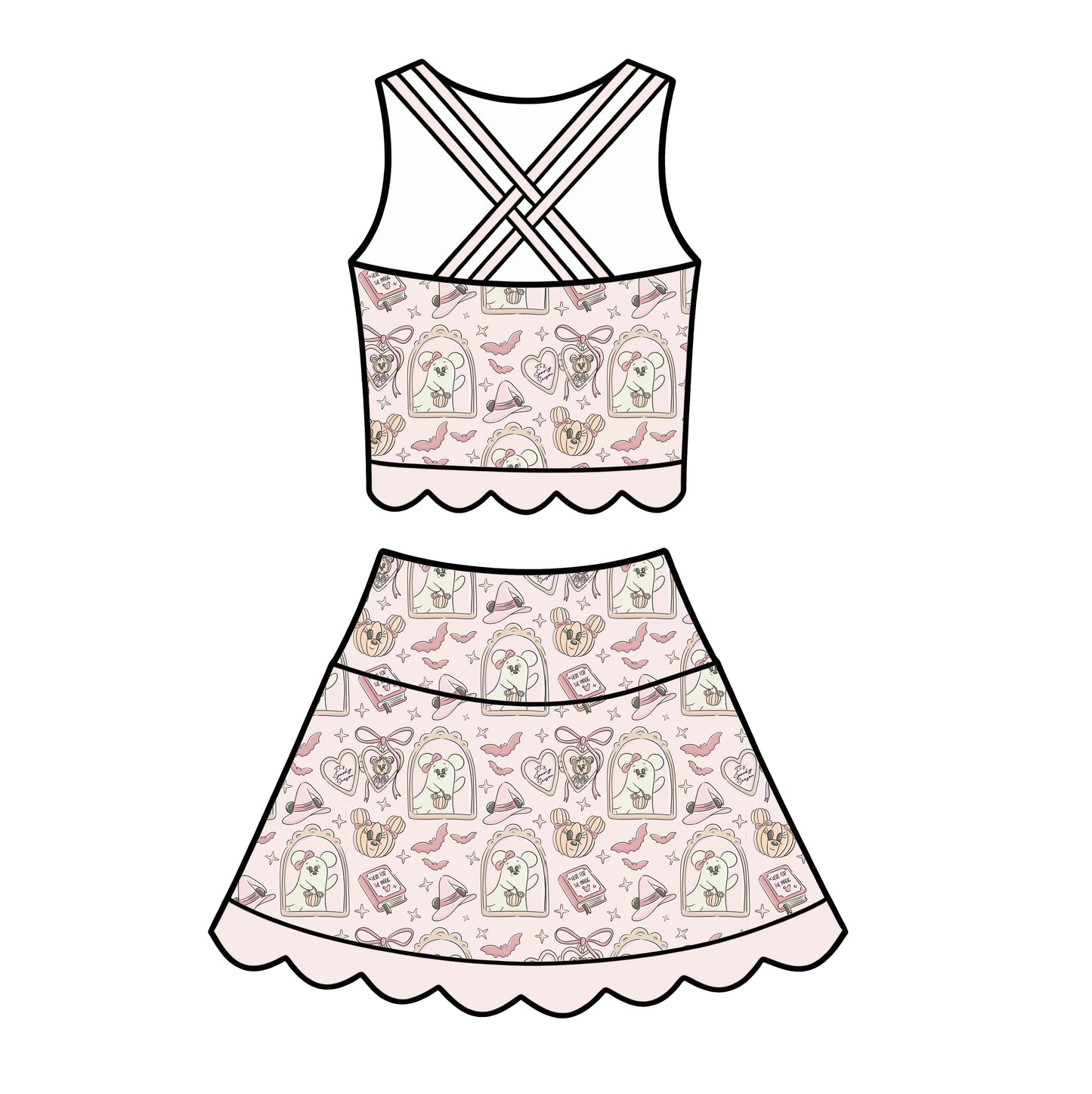 “Boo-Tiful Spirits”   
Tutu Set (Pre-Order)