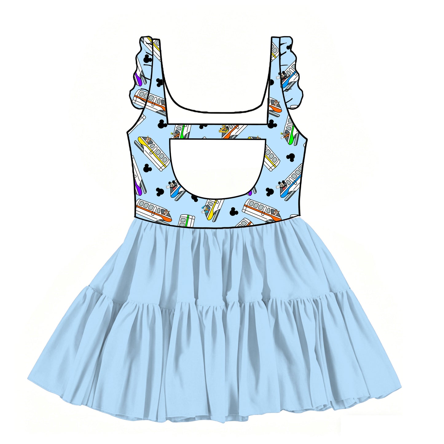 “Monorail Magic" Tulle Twirlie (Pre-Order)