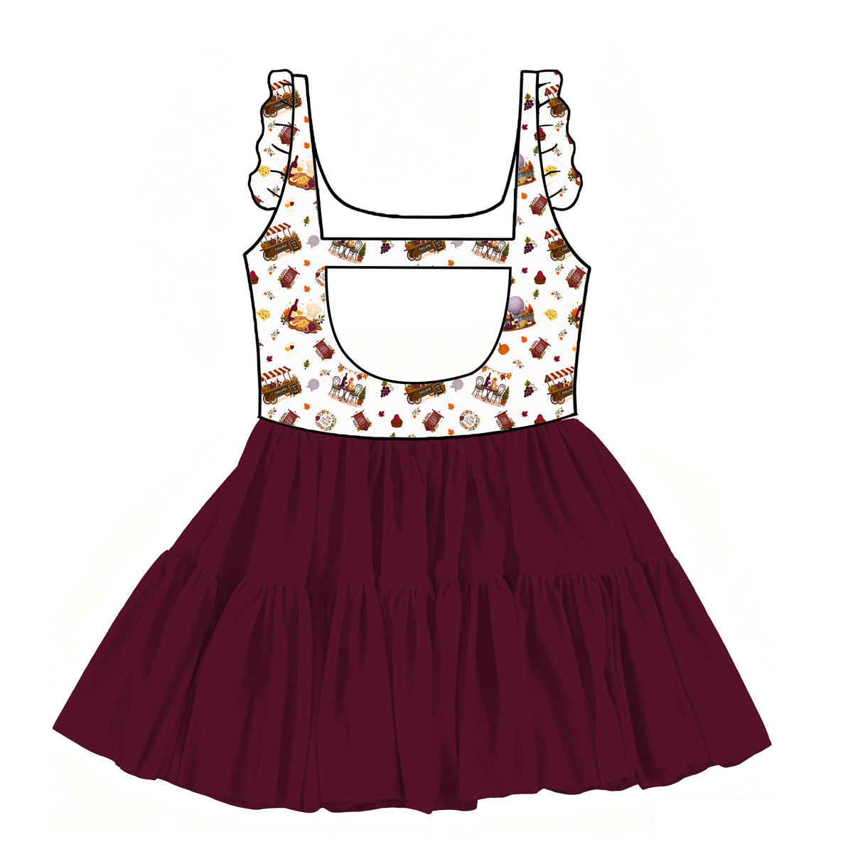“SIP AROUND THE WORLD” Tulle Twirlie (pre-order)