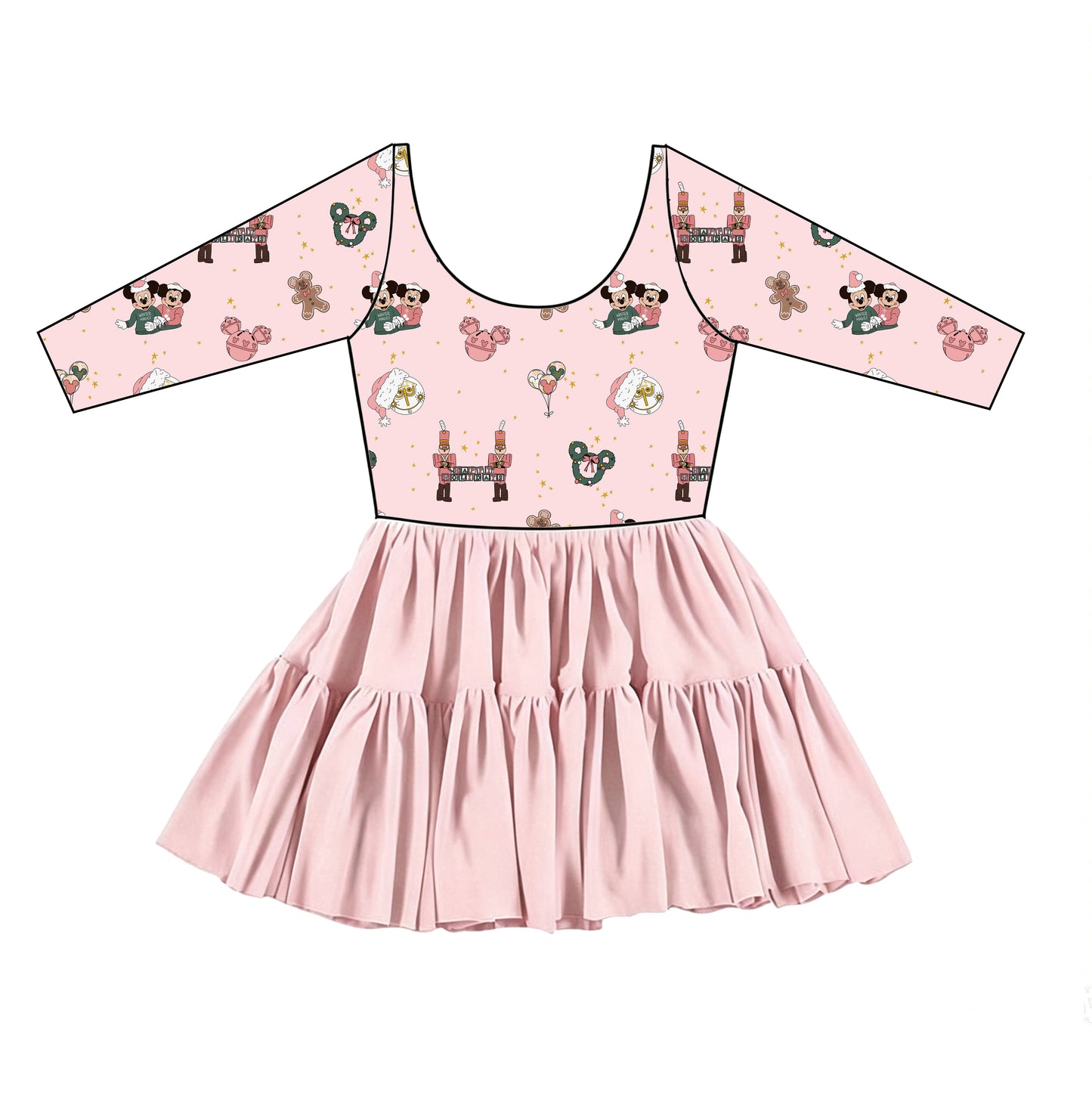 Sugarplum Magic Tulle Twirlie With Long Sleeves (Pre-Order)