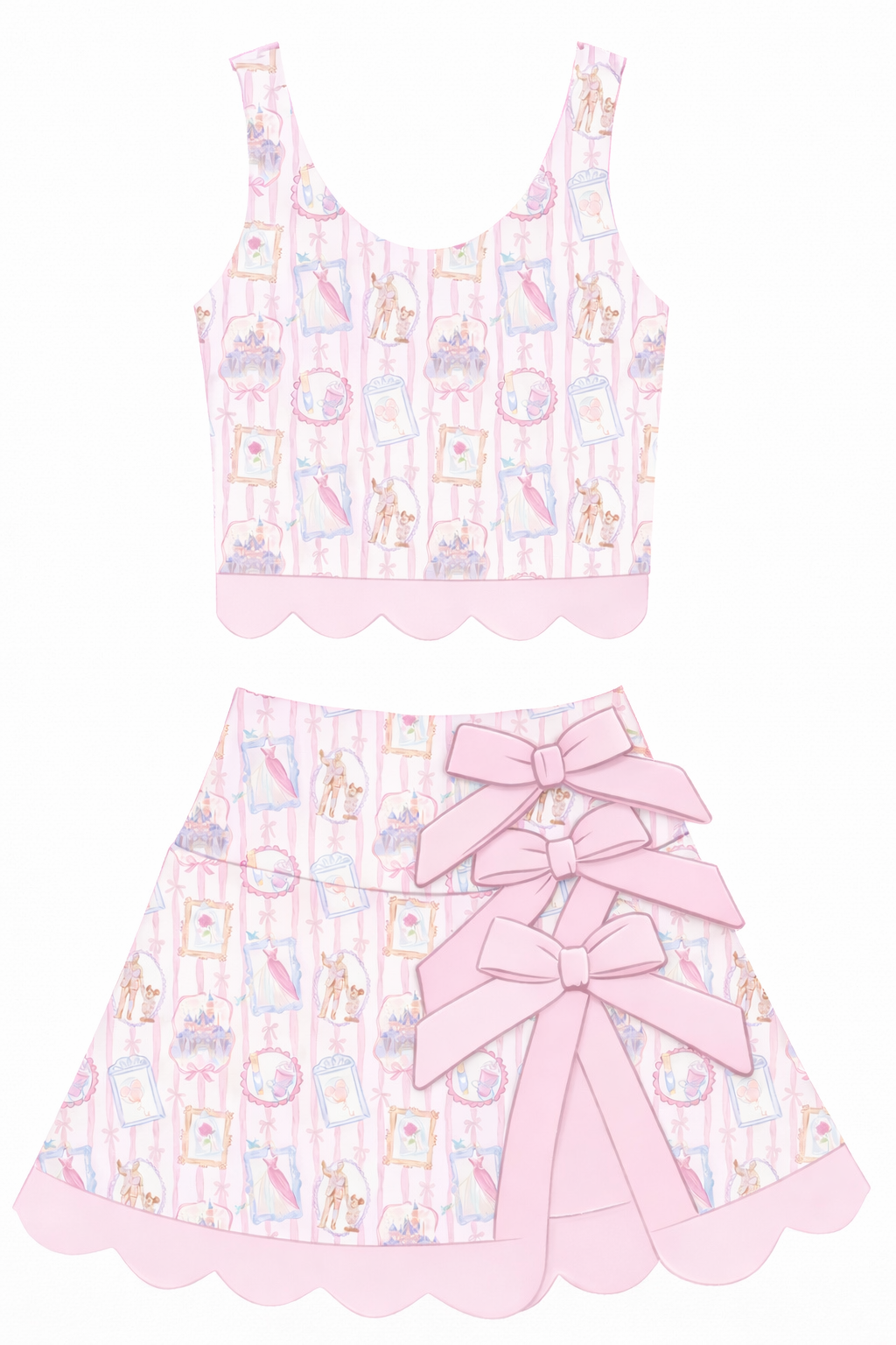 Coquette Castle Tutu Set   (RTS)