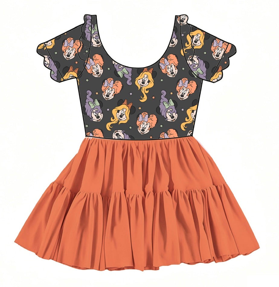 Sistaaahs Tulle Twirlie With Scalloped Short Sleeves (Pre-Order)