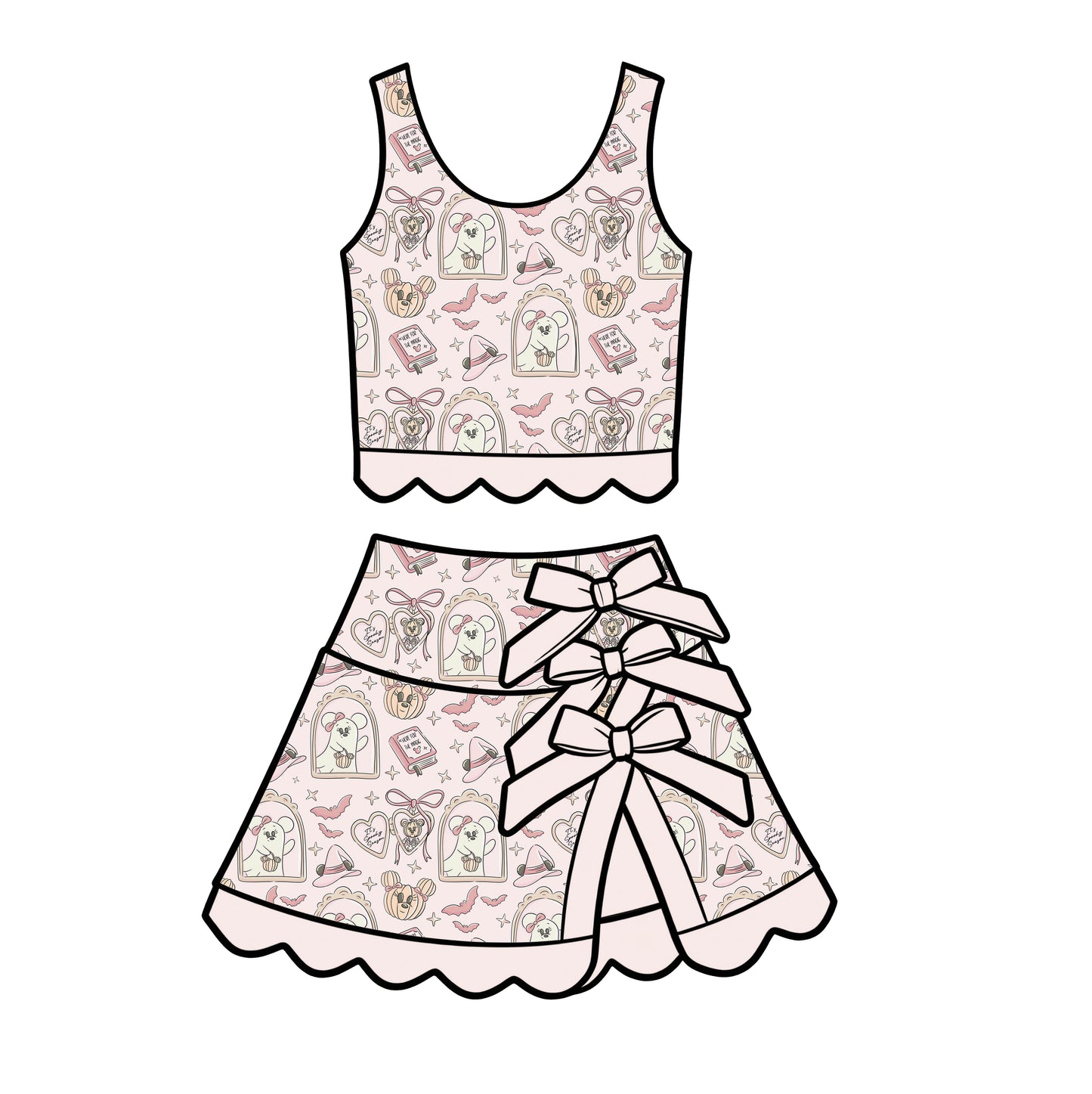 “Boo-Tiful Spirits”   
Tutu Set (Pre-Order)