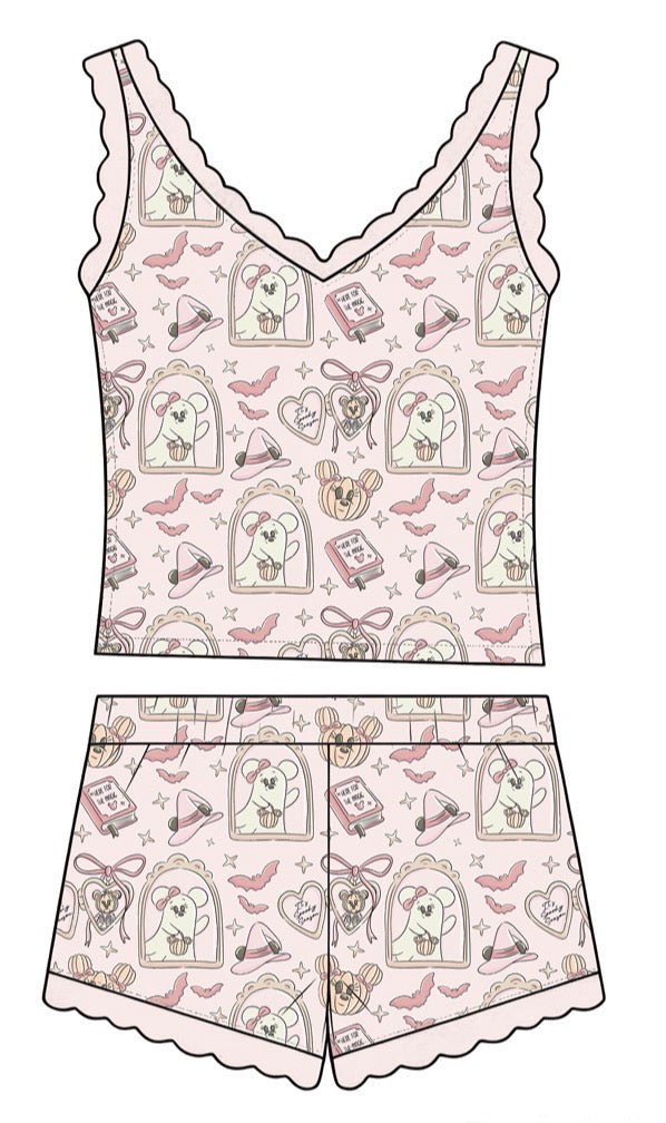 “Boo-Tiful Spirits”   
2 Pc Tank Sleepie Set (Pre-Order)
