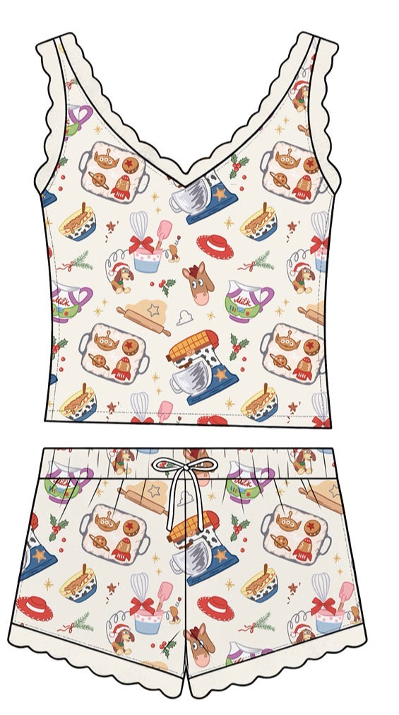 “Around The World and Beyond” - 2 Pc Sleepie Set (Pre-Order)