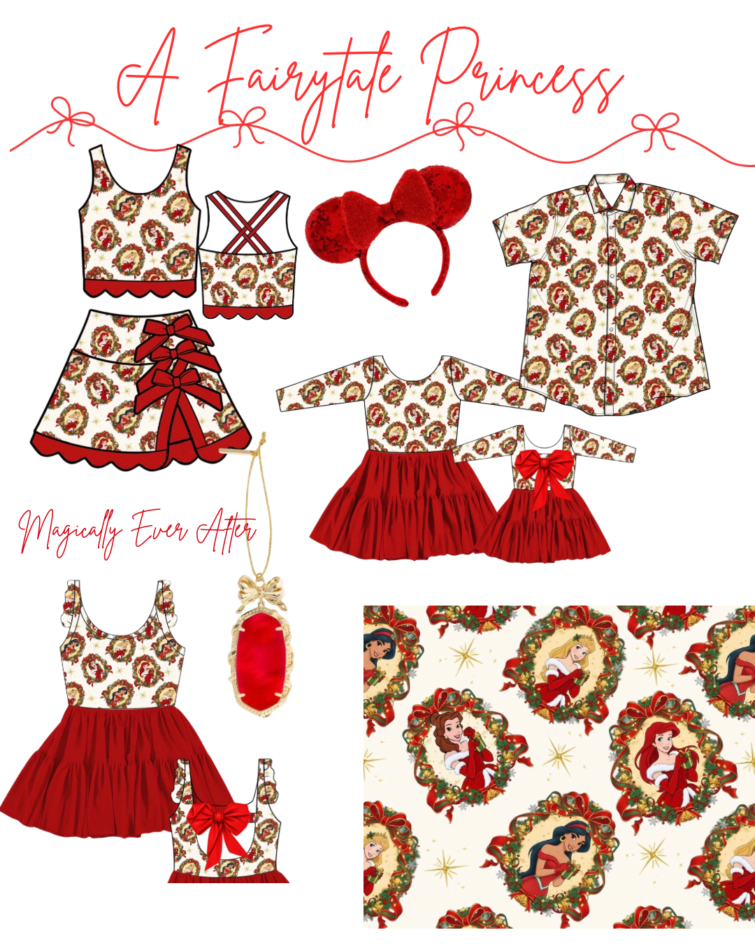 “A Fairytale Princess ” Long Sleeve Tulle Twirlie  (Pre-Order)