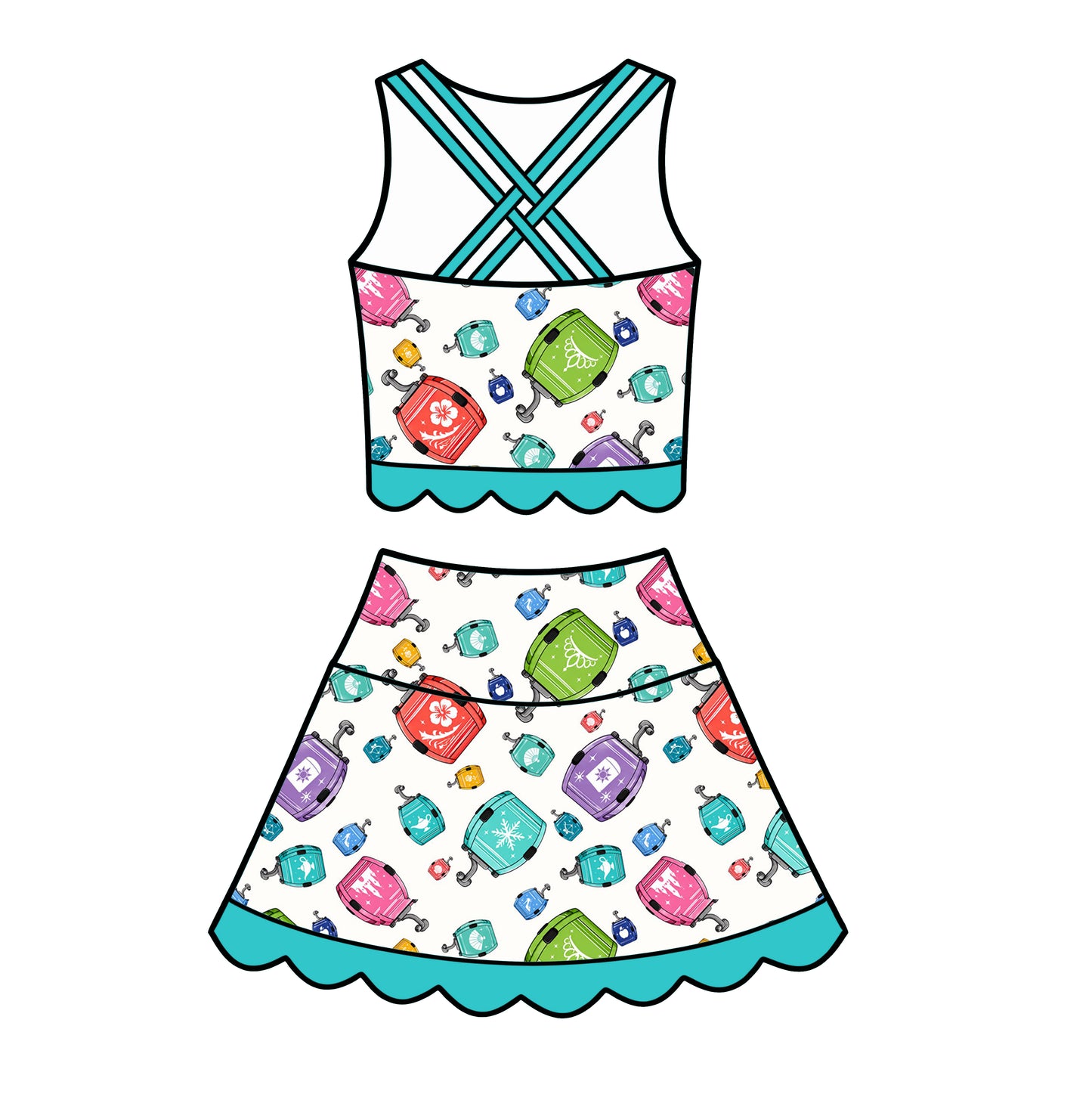 “Princess Skyline Dreams" 
Tutu Set  (Pre-Order)