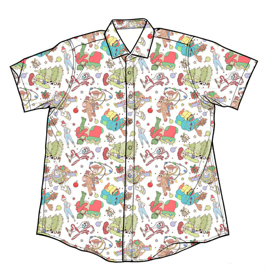 “To Infinity and Christmas”
Performance Button Down Dri-Fit shirt  (Pre-Order)