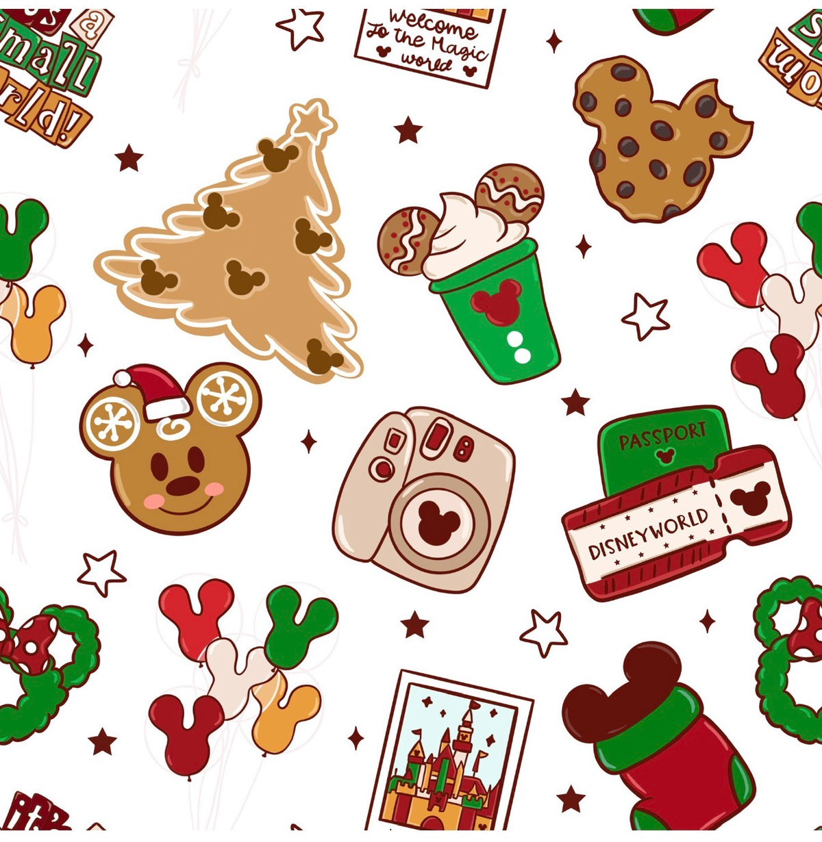 Cookies and Cocoa" Performance Button Down Dri-Fit shirt (Pre-Order)