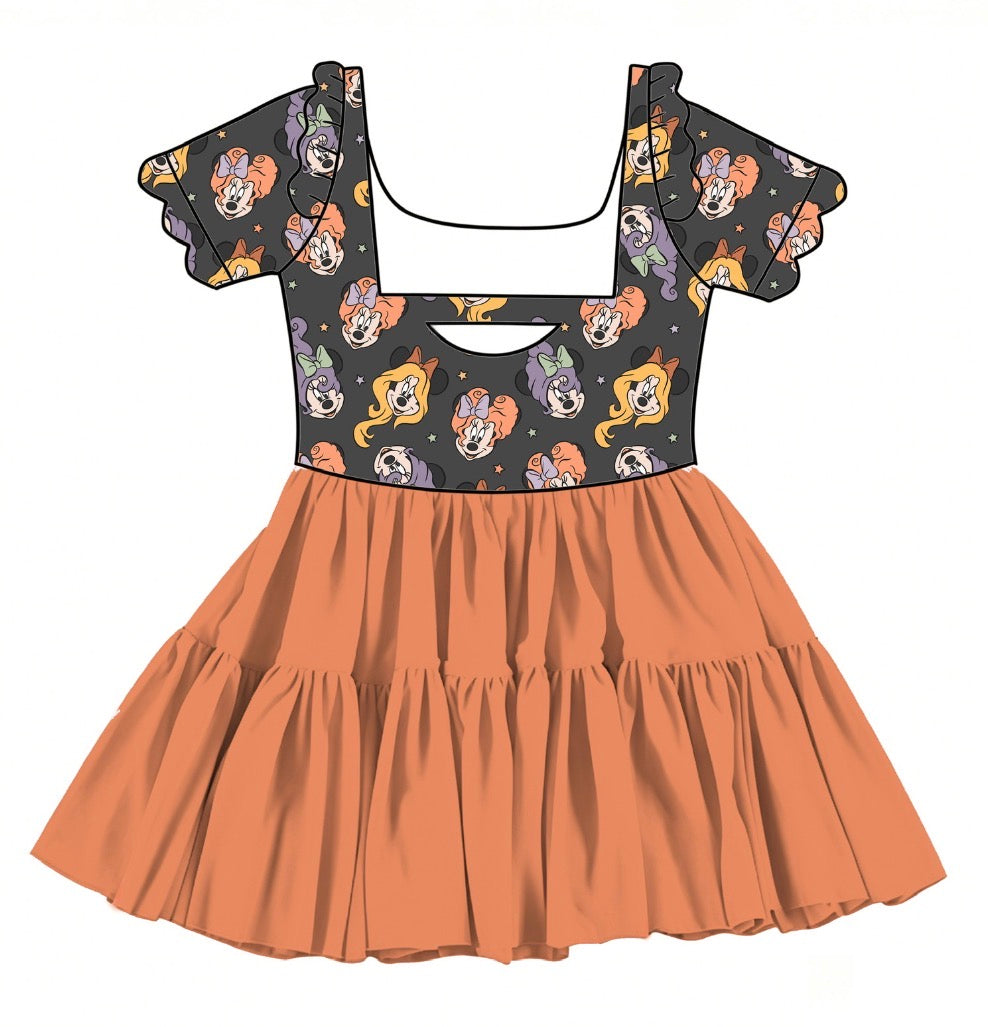 Sistaaahs Tulle Twirlie With Scalloped Short Sleeves (Pre-Order)