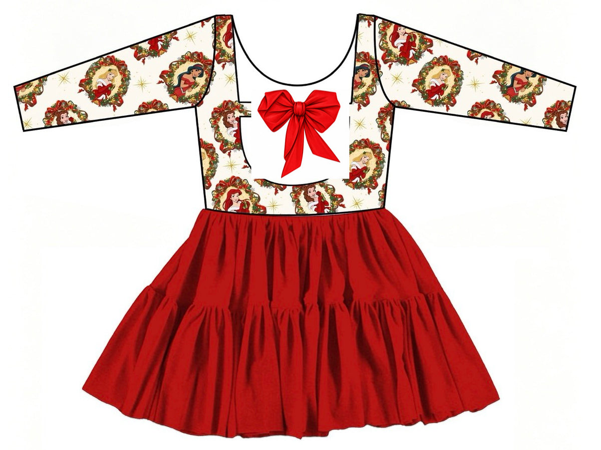 “A Fairytale Princess ” Long Sleeve Tulle Twirlie  (Pre-Order)