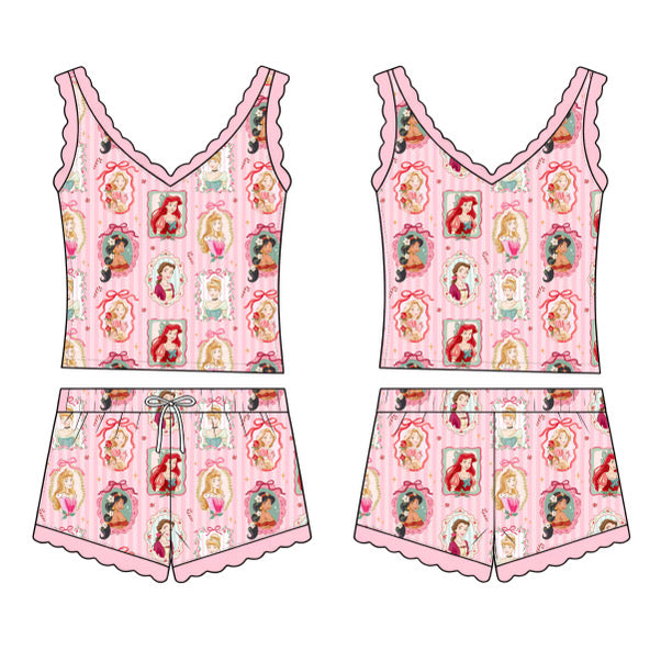“Portraits & Peppermint”
2 Pc Tank Sleepie Set (Pre-Order)