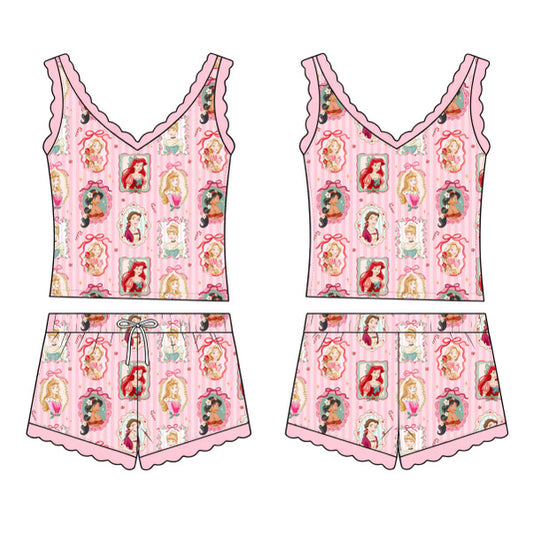 “Portraits & Peppermint”
2 Pc Tank Sleepie Set (Pre-Order)