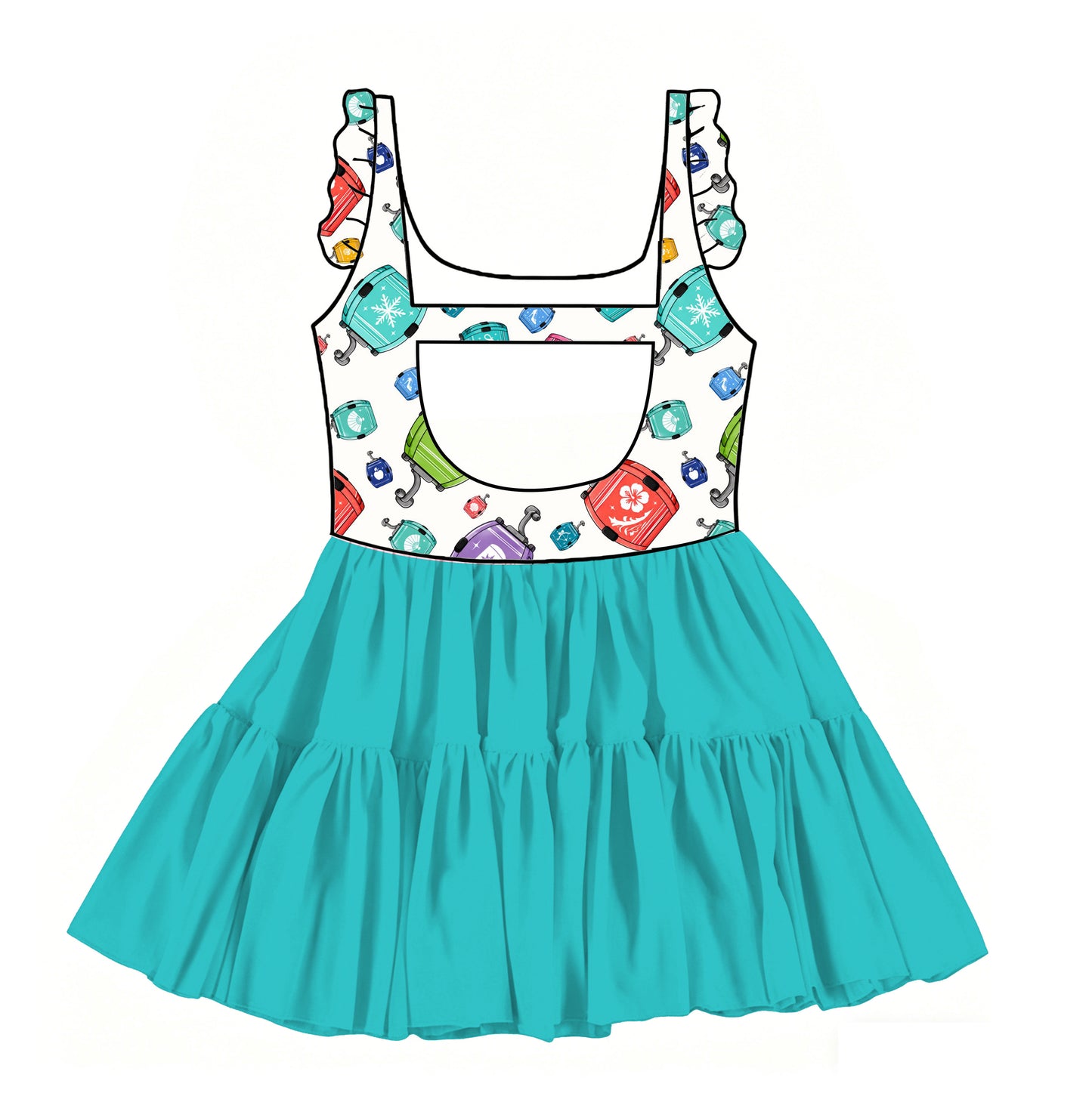 “Princess Skyline Dreams" 
Tulle Twirlie (Pre-Order)