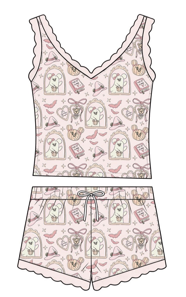 “Boo-Tiful Spirits”   
2 Pc Tank Sleepie Set (Pre-Order)