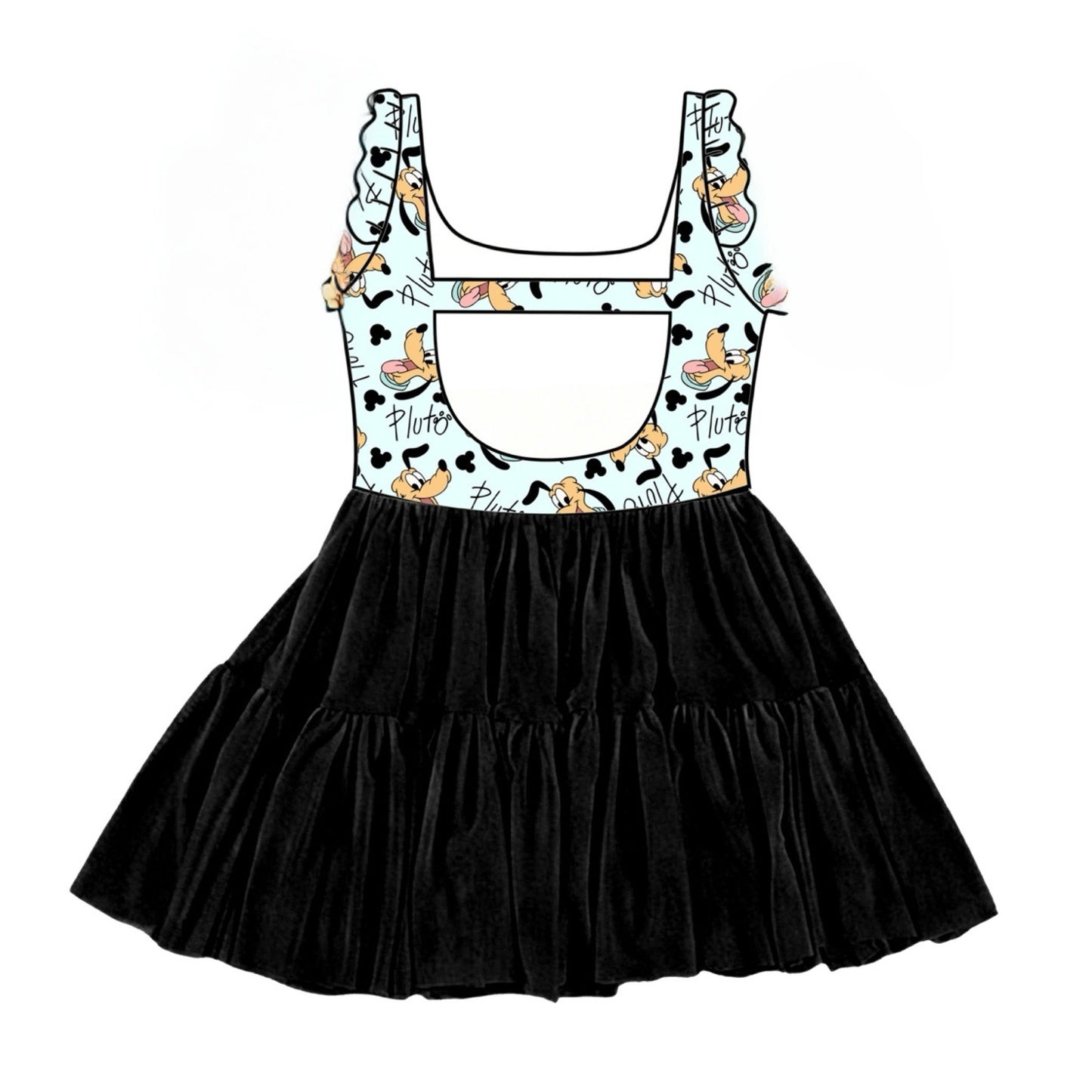 “Pawsitively Pluto 🐾”   Tulle Twirlie (Pre-Order)