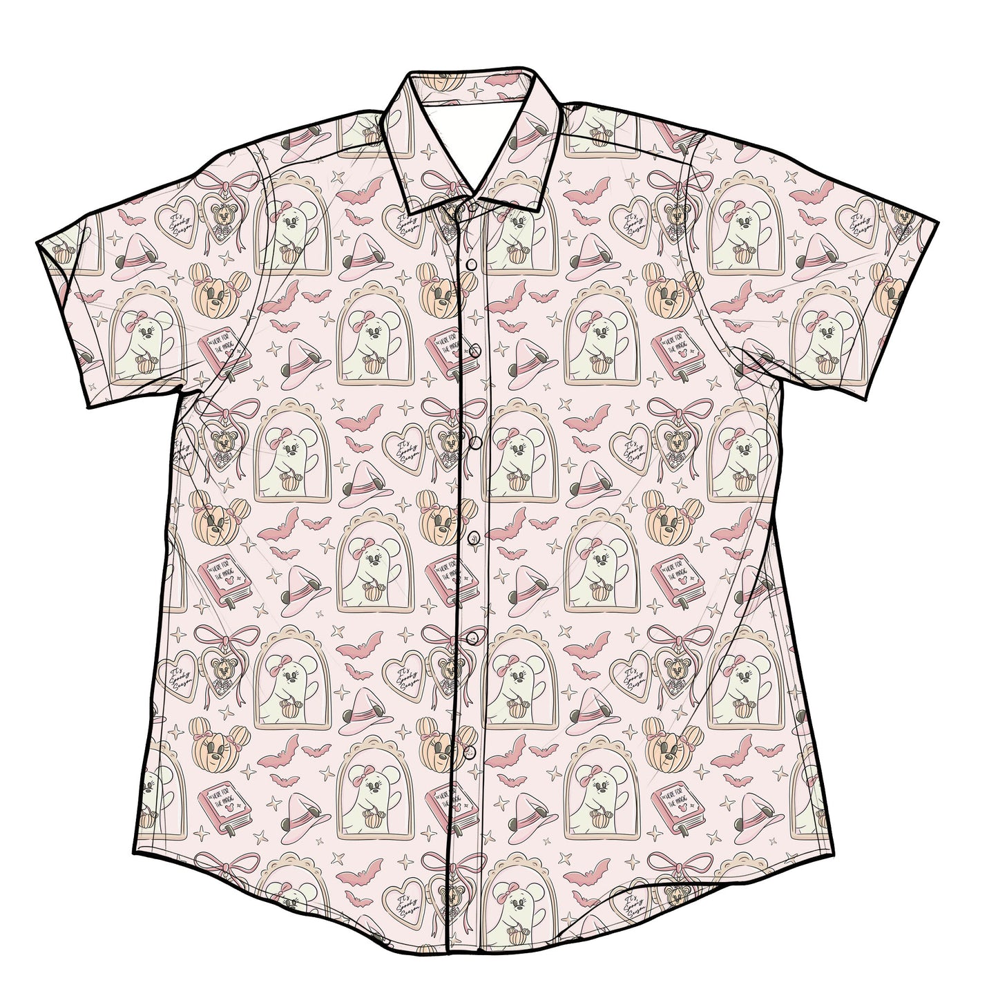 “Boo-Tiful Spirits”   
Performance Button Down Dri-Fit shirt (Pre-Order)