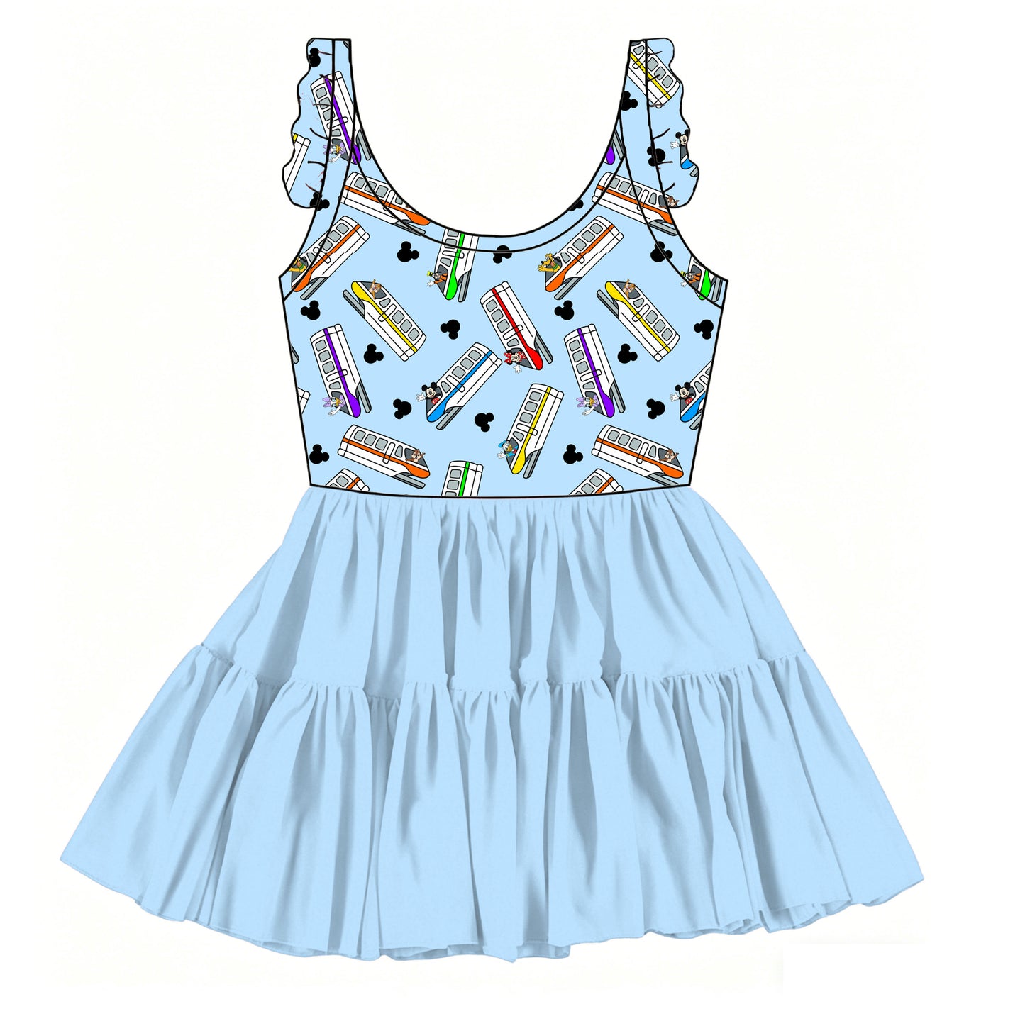 “Monorail Magic" Tulle Twirlie (Pre-Order)