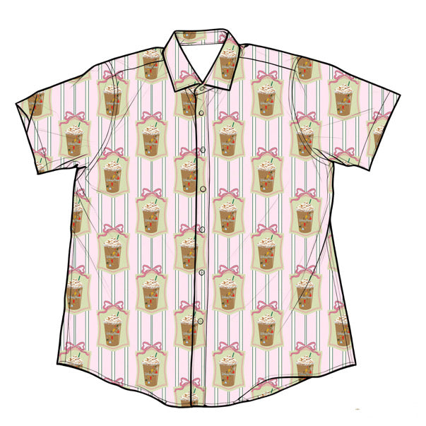 “Bowtiful Brew” Performance Button Down Dri-Fit shirt (Pre-Order)