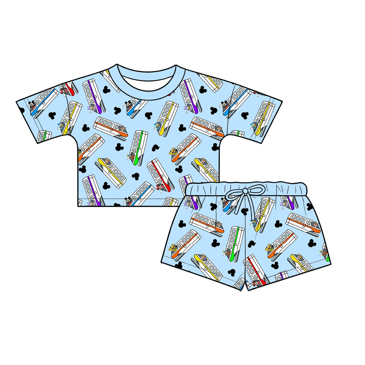 “Monorail Magic” 
- 2 Pc Waffle Set (Pre-Order)