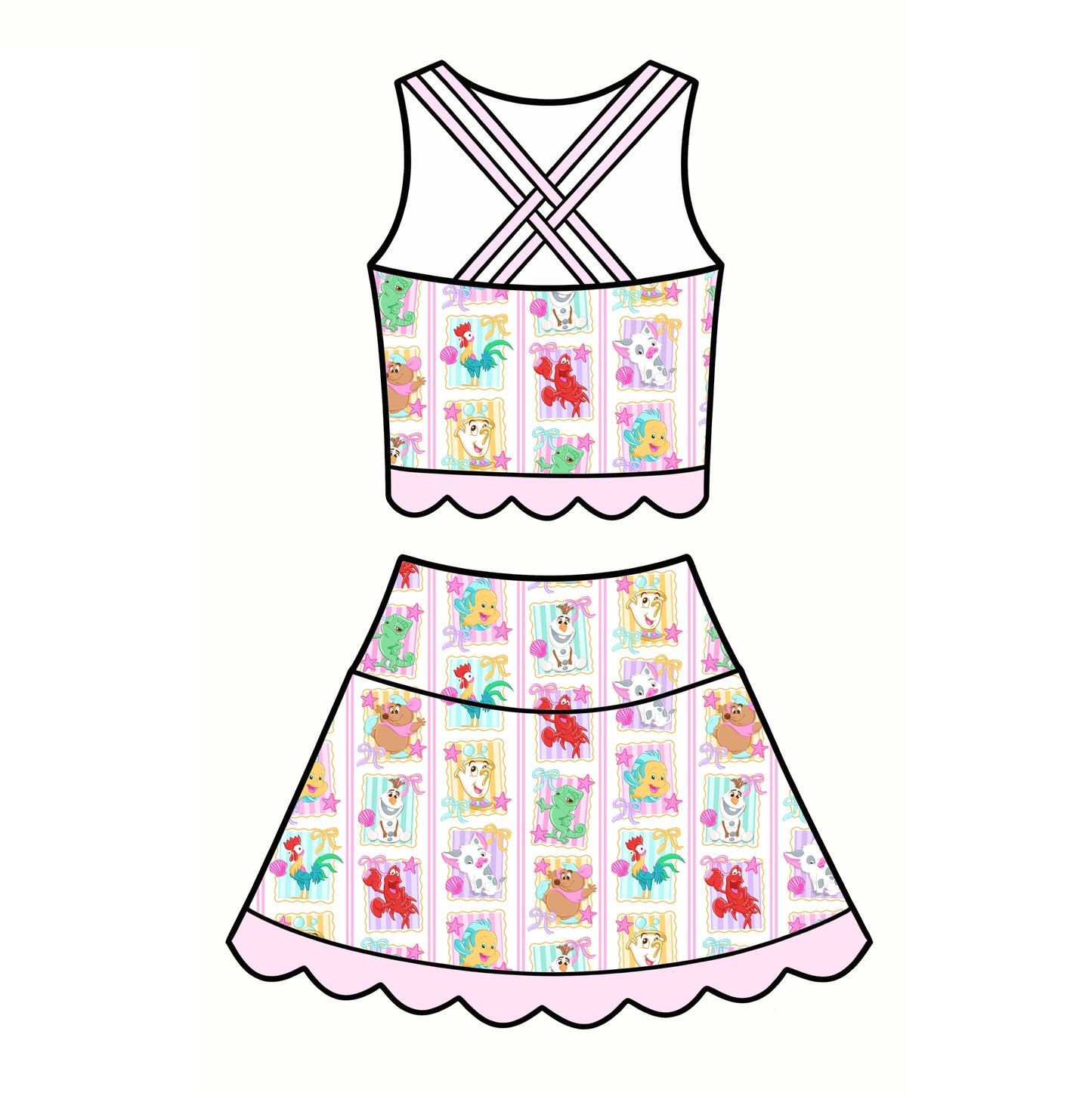 Summer Sidekicks Tutu Set   (Pre-Order)