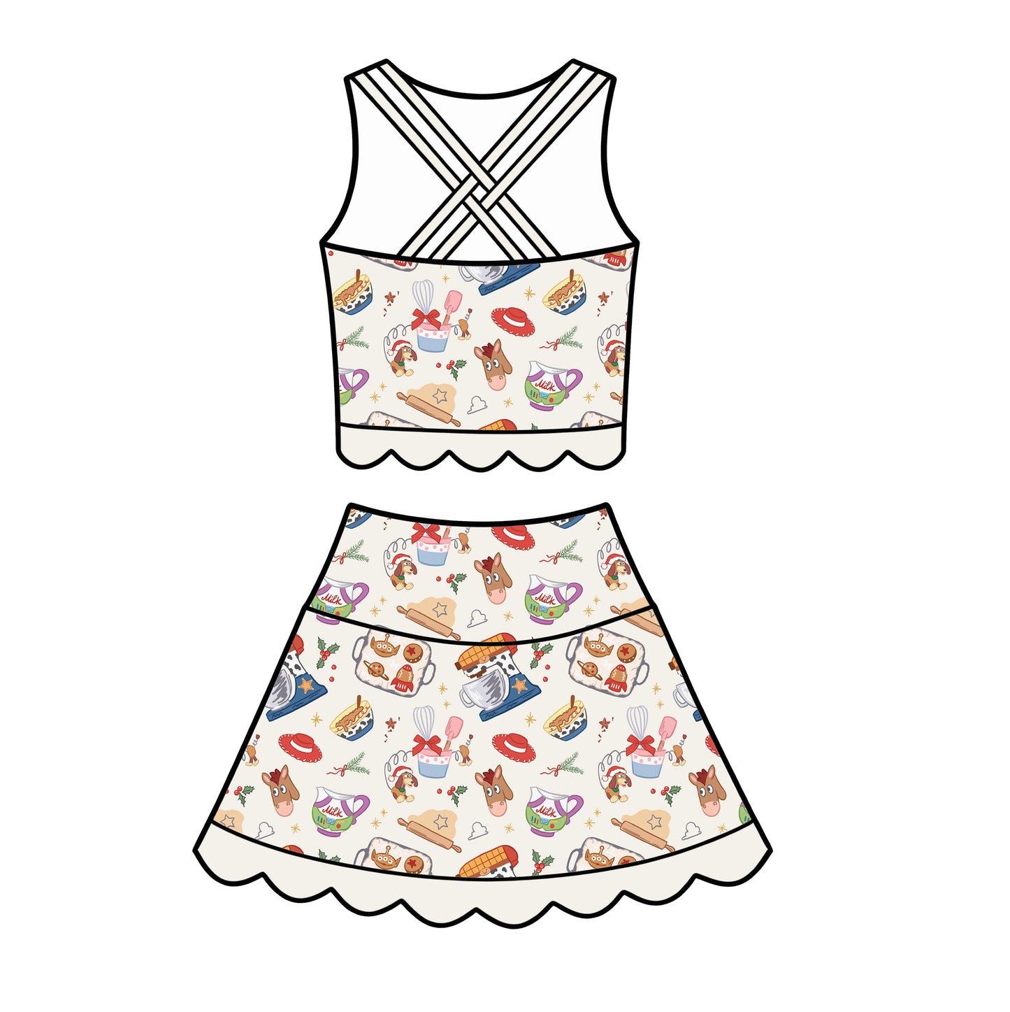 “Around The World and Beyond”   Tutu Set  (Pre-Order)