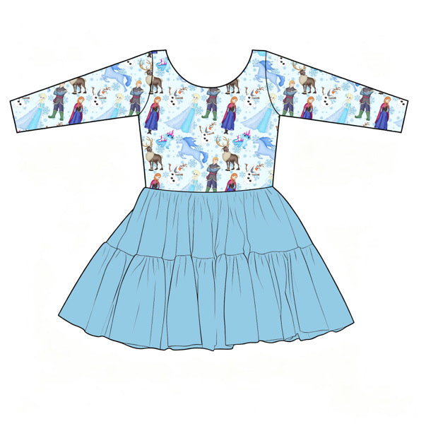“Arendelle Adventures”
Long Sleeve Tulle Twirlie  (Pre-Order)