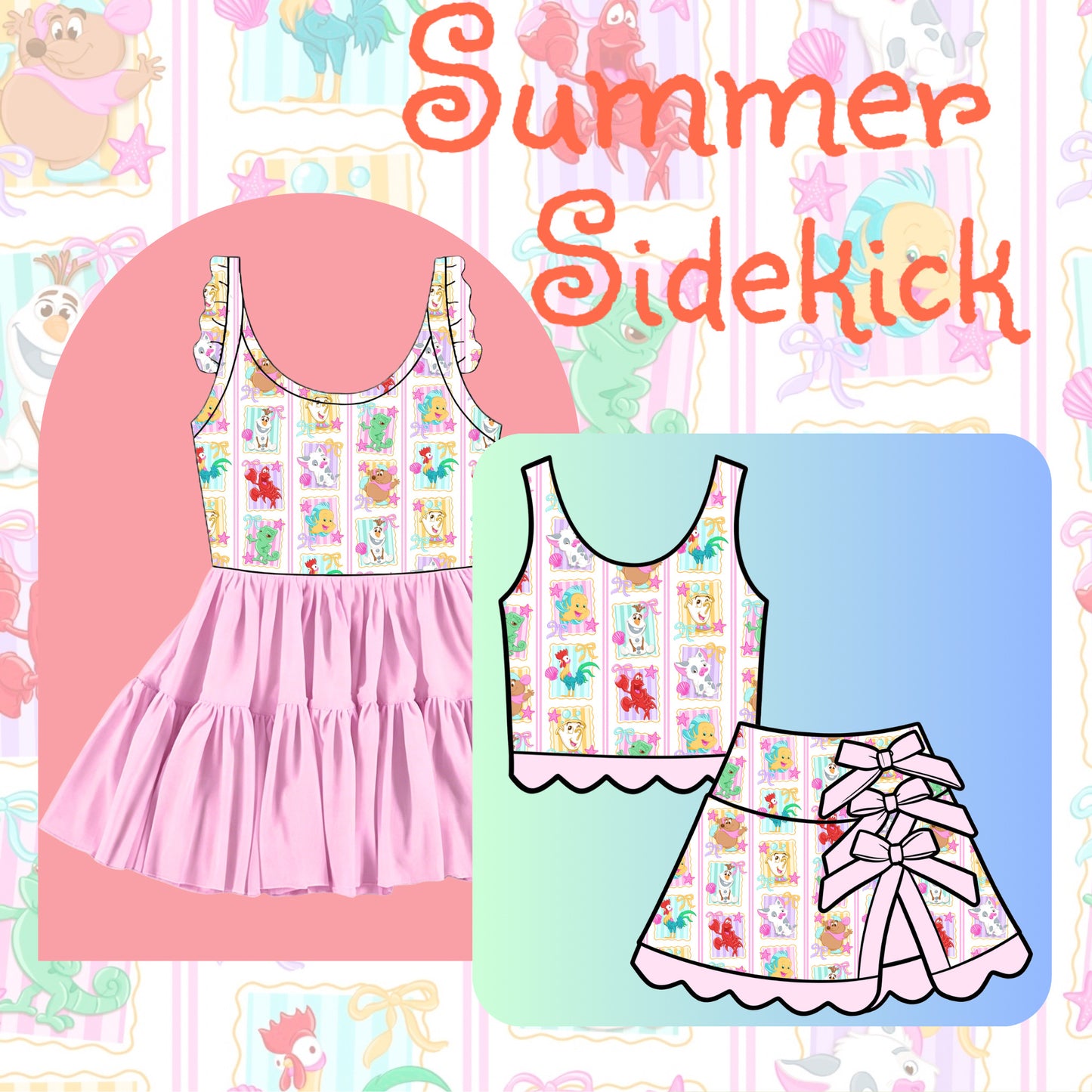 Summer Sidekicks Tutu Set   (Pre-Order)