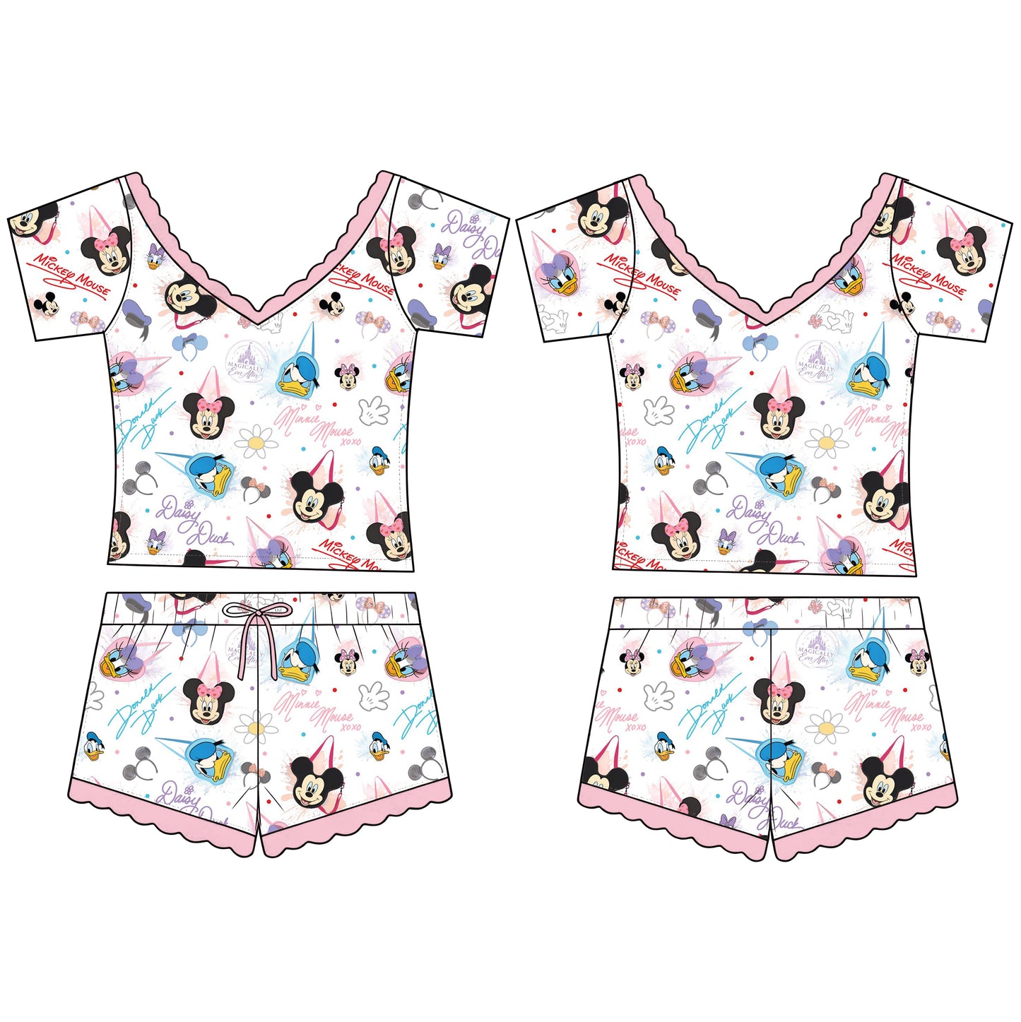 “Sensational  Sig’s” 
2 Pc Short Sleeve Sleepie Set (Pre-Order)